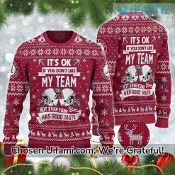 Alabama Crimson Tide Ugly Sweater Discount It’s Ok Gifts For Alabama Fans
