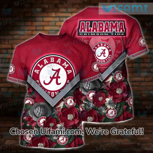 Alabama Football Shirt 3D Impressive Alabama Crimson Tide Gift