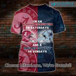 Alabama Shirt 3D Wonderful Cowboys Alabama Crimson Tide Gift