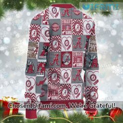 Alabama Ugly Christmas Sweater Irresistible Alabama Crimson Tide Gift Latest Model