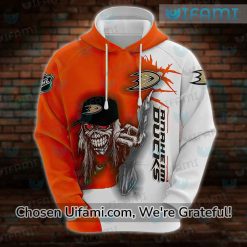 Anaheim Ducks Zip Up Hoodie 3D Swoon-worthy Eddie The Head Gift