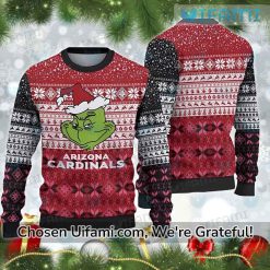 Arizona Cardinals Christmas Sweater Grinch Gift For Arizona Cardinals Fans