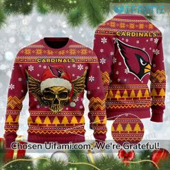 Arizona Cardinals Sweater Beautiful Skull Arizona Cardinals Christmas Gifts