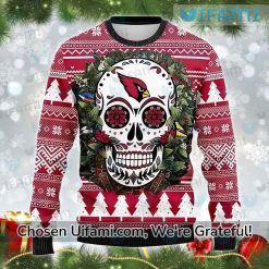Arizona Cardinals Sweater Cool Sugar Skull AZ Cardinals Gift