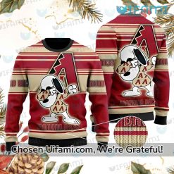 Arizona Diamondbacks Ugly Christmas Sweater Snoopy Diamondbacks Gift