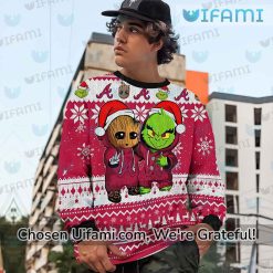 Atlanta Braves Sweater Radiant Baby Groot Grinch Braves Gift Ideas Exclusive