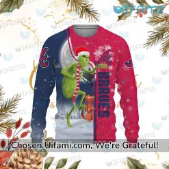 Atlanta Braves Sweater Spectacular Grinch Max Atlanta Braves Christmas Gift