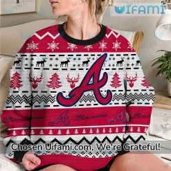 Atlanta Braves Ugly Christmas Sweater Inspiring Braves Gift Latest Model