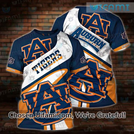 Auburn Dad Shirt 3D Graceful Auburn Tigers Gifts