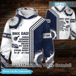 BMX Dad Hoodie 3D Customized Coach Sponsor Mechanic Driver Gift To Get Your Dad