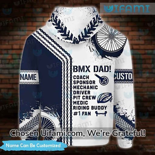 BMX Dad Hoodie 3D Customized Coach Sponsor Mechanic Driver Gift To Get Your Dad