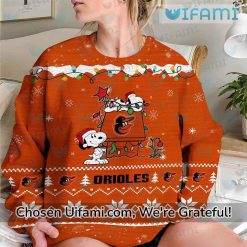 Baltimore Orioles Christmas Sweater Discount Snoopy Orioles Gift Latest Model