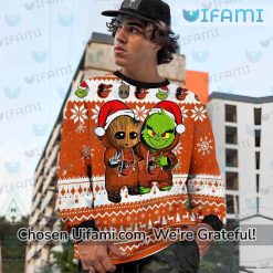 Baltimore Orioles Sweater Impressive Baby Groot Grinch Orioles Christmas Gifts Trendy