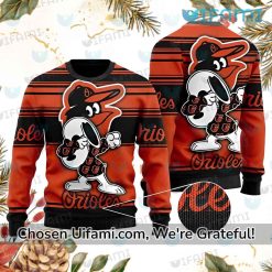 Baltimore Orioles Ugly Sweater Playful Snoopy Gifts For Orioles Fans