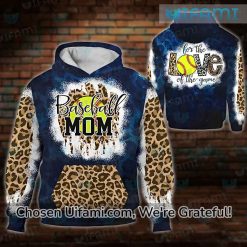 Baseball Mom Hoodie 3D For The Love Of The Game Good Christmas Gift For Mom