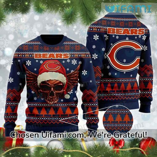 Bears Ugly Christmas Sweater Useful Skull Chicago Bears Christmas Gifts