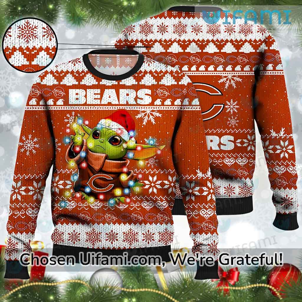 Personalized Chicago Bears Football Team Logo Christmas Ugly Sweater Mens -  T-shirts Low Price