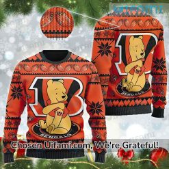 Bengals Sweater Amazing Winnie The Pooh Cincinnati Bengals Gift