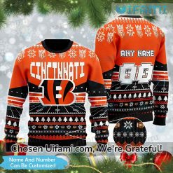 Bengals Vintage Sweater Unexpected Personalized Bengals Gifts