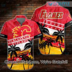 Best-selling Calgary Flames Hawaiian Shirt Perfect Gift For Hockey Fans