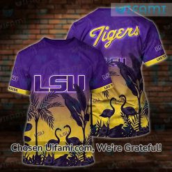 Big And Tall LSU Shirts 3D Cheap LSU Tigers Gift