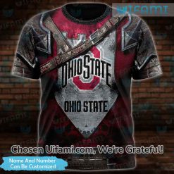 Black Ohio State Shirt 3D Dazzling Personalized Ohio State Gift Ideas
