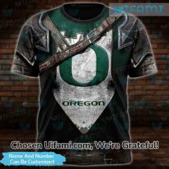 Black Oregon Ducks Shirt 3D Famous Personalized Oregon Ducks Gift