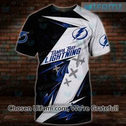 Black Tampa Bay Lightning Shirt 3D Fun-loving Design Gift