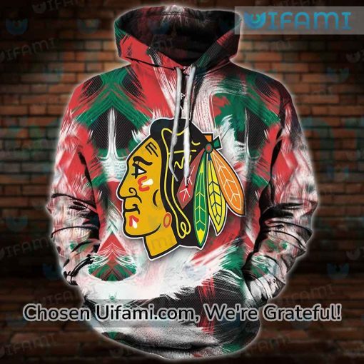 Blackhawks Zip Up Hoodie 3D Wonderful Creation Gift