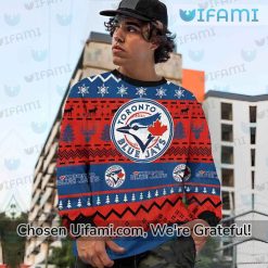 Blue Jays Christmas Sweater Astonishing Toronto Blue Jays Gift Trendy