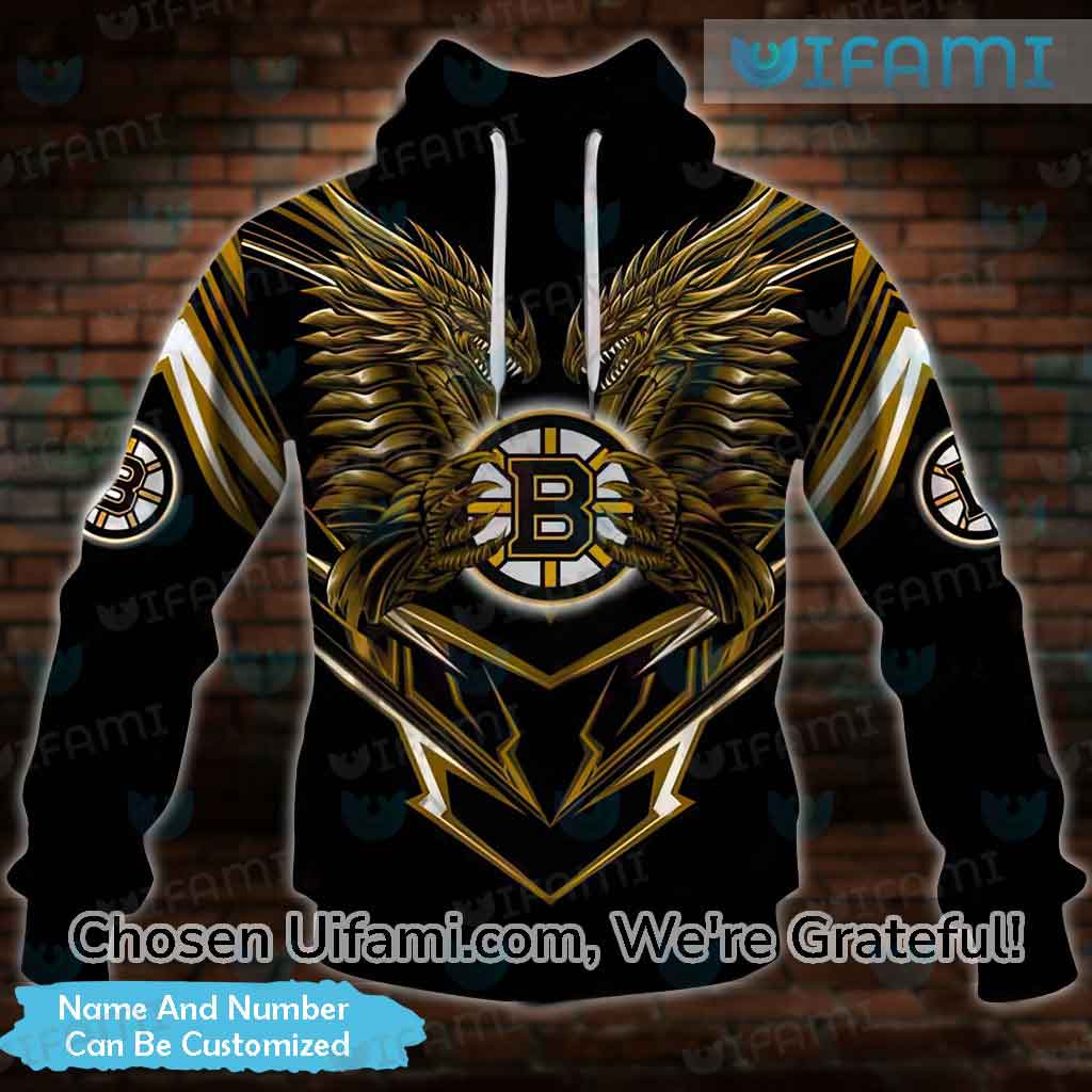 Customized Youth Boston Bruins Hoodie 3D Otto Reggie Rocket Gift -  Personalized Gifts: Family, Sports, Occasions, Trending
