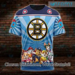 Boston Bruins Vintage Shirt 3D Simple Paw Patrol Bruins Gift Best selling