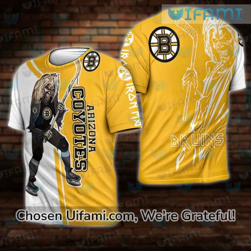 Boston Bruins Womens Apparel 3D Eddie The Head Arizona Coyotes Bruins Gift