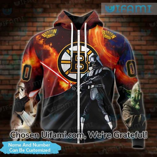 Boston Bruins Womens Hoodie 3D Custom Star Wars Gift