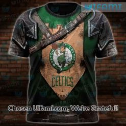 Celtics Graphic Tee 3D Lighthearted East Champions Boston Celtics Gift