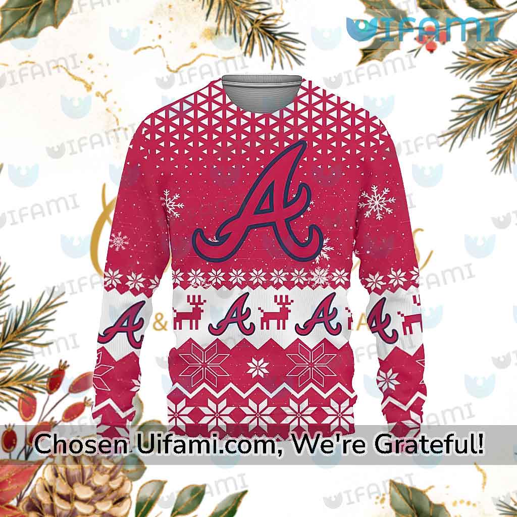 Merry Funny Atlanta Braves Gifts For Fan Merry Christmas Tree Ugly Xmas  Sweater - Freedomdesign