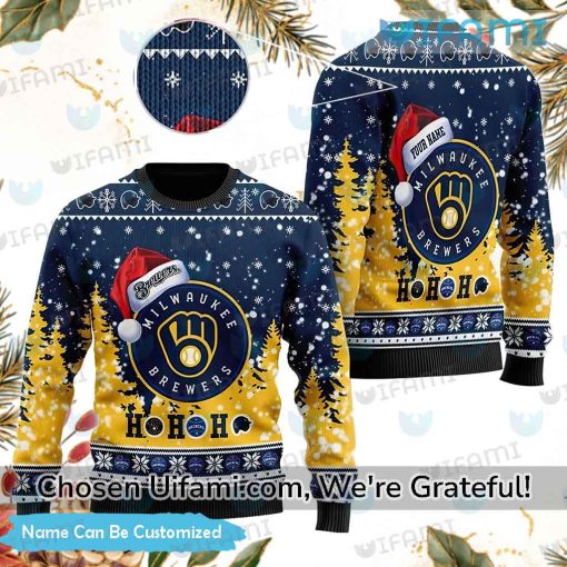 Brewers Christmas Sweater Custom Unique Milwaukee Brewers Gifts