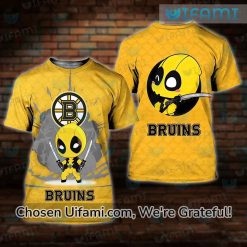 Bruins Clothing 3D Deadpool Unique Boston Bruins Gifts