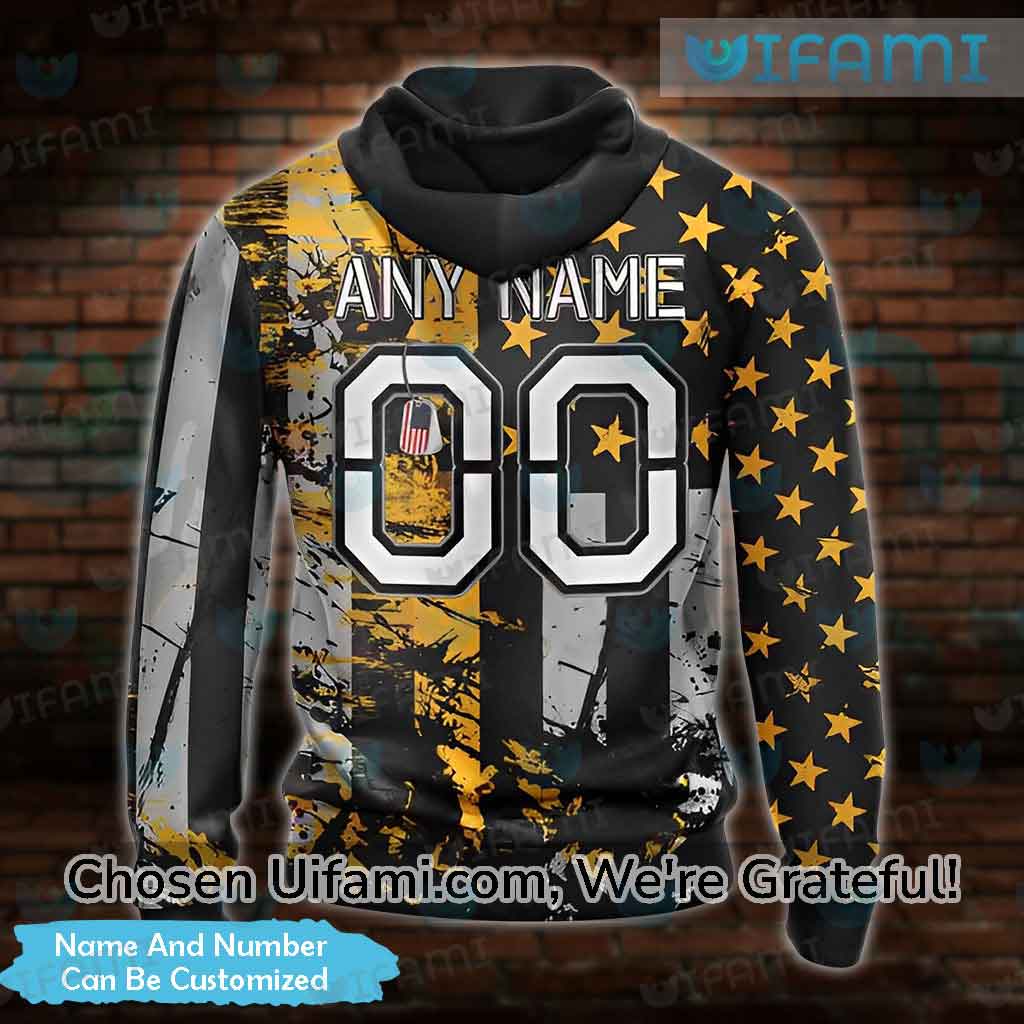 Bruins Hoodie Youth 3D Personalized USA Flag Gift - Personalized Gifts:  Family, Sports, Occasions, Trending