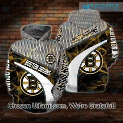 Bruins Lace Up Hoodie 3D Upbeat Design Gift