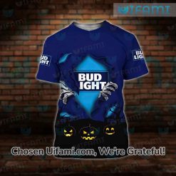 Bud Light Shirt Womens 3D Halloween Funny Bud Light Gifts