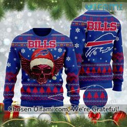 Buffalo Bills Sweater Women Skull Funny Buffalo Bills Gift