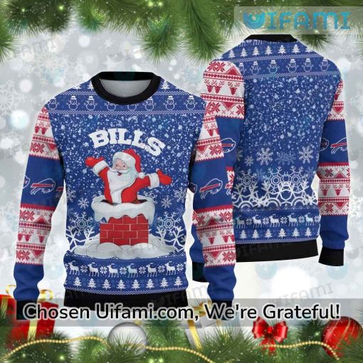 Buffalo Bills Ugly Sweater Rare Santa Claus Buffalo Bills Gift