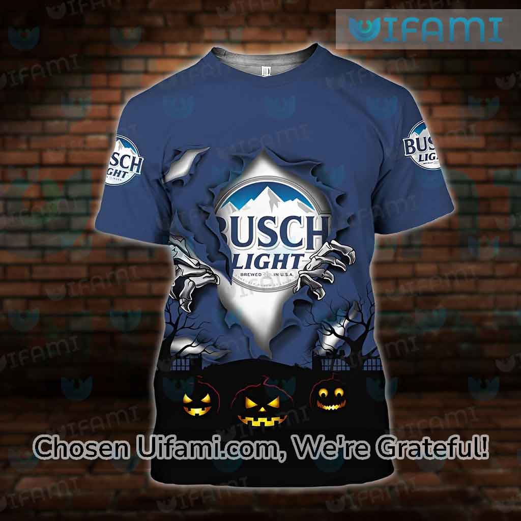 Busch Light Shirt 3D Spectacular Halloween Busch Light Gift Set