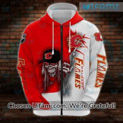 Calgary Flames Hoodie 3D Discount USA Flag Camo Gift