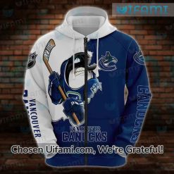 Canucks Vintage Hoodie 3D Swoon worthy Mascot Gift Exclusive