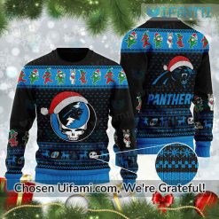 Carolina Panthers Sweater Selected Grateful Dead Carolina Panthers Gifts For Him