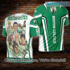 Custom Name Celtics Vintage Shirt 3D Champions Boston Celtics Gift