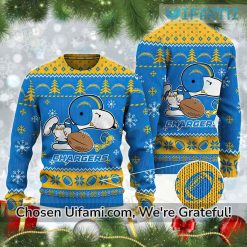 Chargers Sweater Stunning Snoopy Woodstock Los Angeles Chargers Gift Best selling