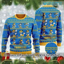 Chargers Ugly Sweater Beautiful Mickey Los Angeles Chargers Gift